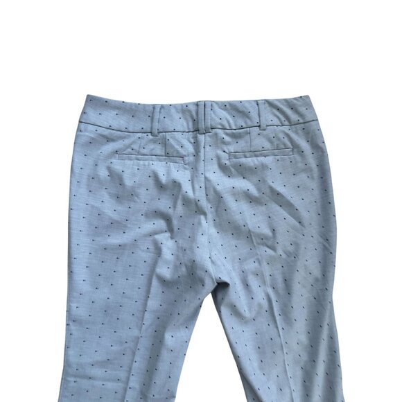 NEW YORK & COMPANY 7th Avenue Gray Polka Dot Bootcut Dress Pants Size 16P NEW NW - Picture 2 of 7